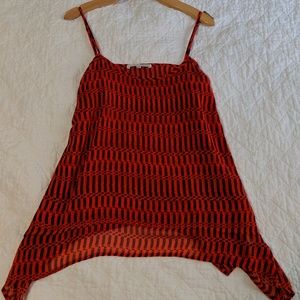 Creative Concepts printed strappy blouse